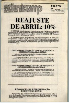 Boletim 14 de 25-04-1991