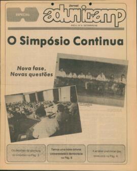 Jornal ADunicamp 5 de setembro de 1982