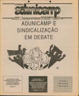 Jornal ADunicamp sem número de dezembro de 1991