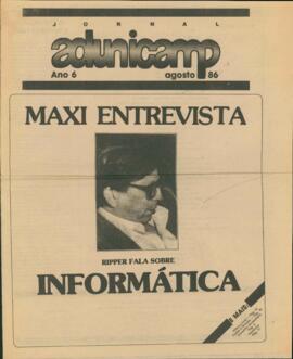 Jornal ADunicamp sem número de agosto de 1986