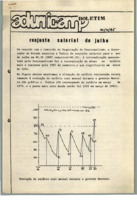 Boletim sem número de 20-06-1985