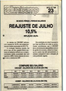Boletim 23 de 31-07-1992