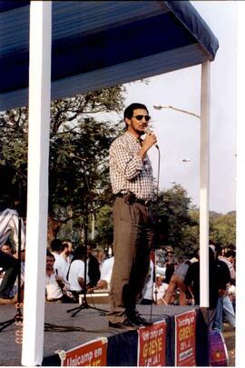 Foto 1986 de 2000 - Ato público na USP