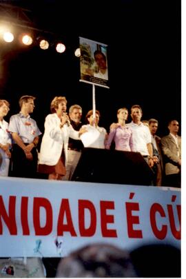 Foto 2170 de 2001 - Ato público pelo fim da impunidade e da violência