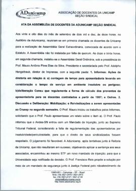Ata de Assembleia Geral Extraordinária de 28-09-2010