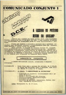 Boletim sem número de 29-10-1985