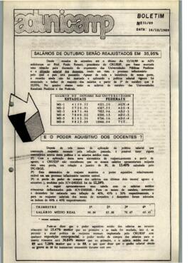 Boletim 31 de 16-10-1989