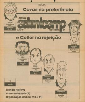 Jornal ADunicamp sem número de outubro de 1989