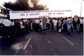 Foto 1235 de 1999 - Ato público pela rejeição do projeto de previdência