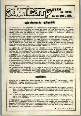 Boletim 11 de 24-04-1986