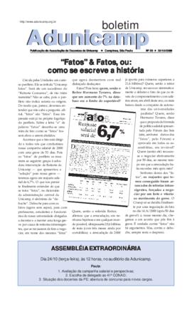 Boletim 29 de 20-10-2000