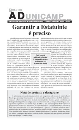 Boletim 15 de 11-05-1999
