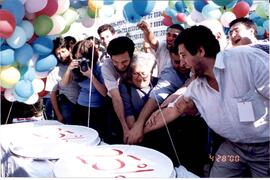 Foto 1629 de 2000 - Manifestação do fórum das seis entidades