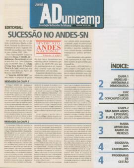 Jornal ADunicamp sem número de maio de 2002