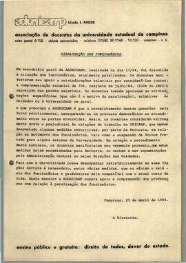 Boletim sem número de 23-04-1984