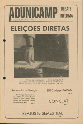 ADunicamp Debate Informa 2 de julho de 1981