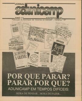 Jornal ADunicamp sem número de agosto de 1991