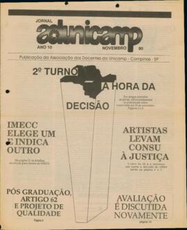 Jornal ADunicamp sem número de novembro de 1990
