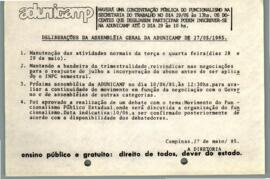 Boletim sem número de 27-05-1985