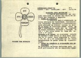 Boletim sem número de 20-01-1986