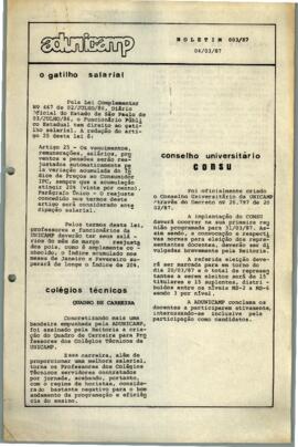 Boletim 3 de 04-03-1987