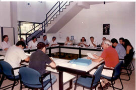 Foto 606 de 1998 - Reunião com assessoria de reitoráveis