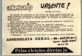 Boletim sem número de 18-04-1984